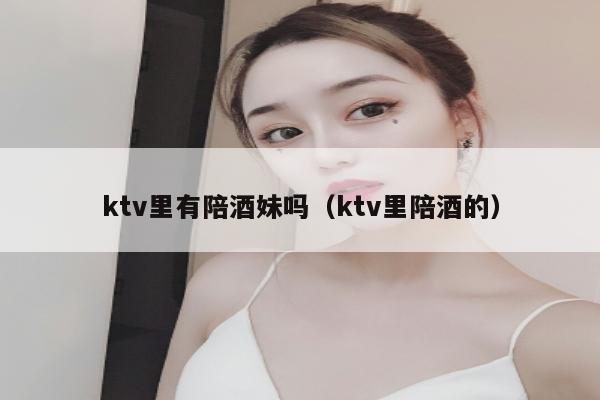 ktv里有陪酒妹吗（ktv里陪酒的）