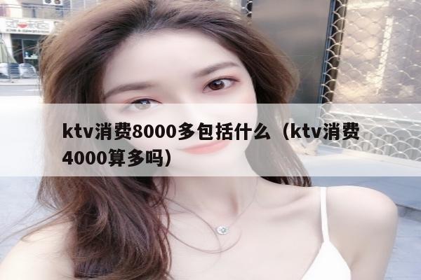 ktv消费8000多包括什么（ktv消费4000算多吗）